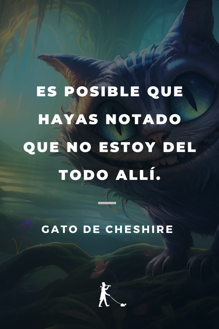 70 citas del gato de Cheshire: palabras de sabiduría de la guía de Alicia